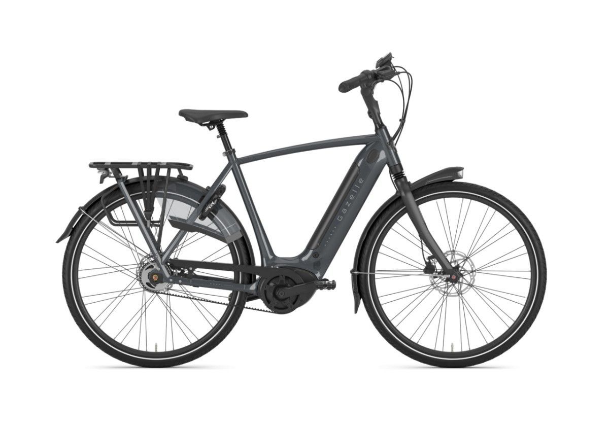 Gazelle Grenoble C5 HMB 500wh, Anthracite Grey Glans, merk Gazelle met EAN 8717231360033