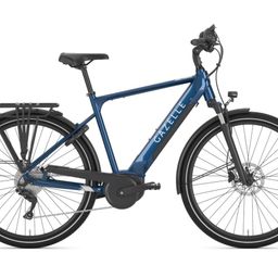 Gazelle Medeo T10 HMB, Mallard Blue Glans, merk Gazelle met EAN 8717231356685 in de categorie E-Bikes