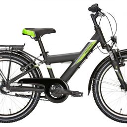 Pegasus Avanti 3 20", Mat zwart Groen, merk Pegasus met EAN &#039;526- 80528 in de categorie Fietsen