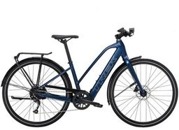 TREK FX+ 2 Stagger M, Satin Mulsanne Blue, merk Trek met EAN 0601842754726 in de categorie E-Bikes