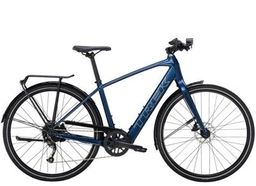 TREK FX+ 2, Satin Mulsanne Blue, merk Trek met EAN 0601842754771 in de categorie E-Bikes