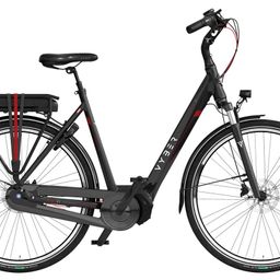 Vyber E1 D57 Shiny Pearl Black / Red 2022 (400Wh), Shiny Pearl Black / Red, merk Vyber met EAN 8720589558502 in de categorie E-Bikes