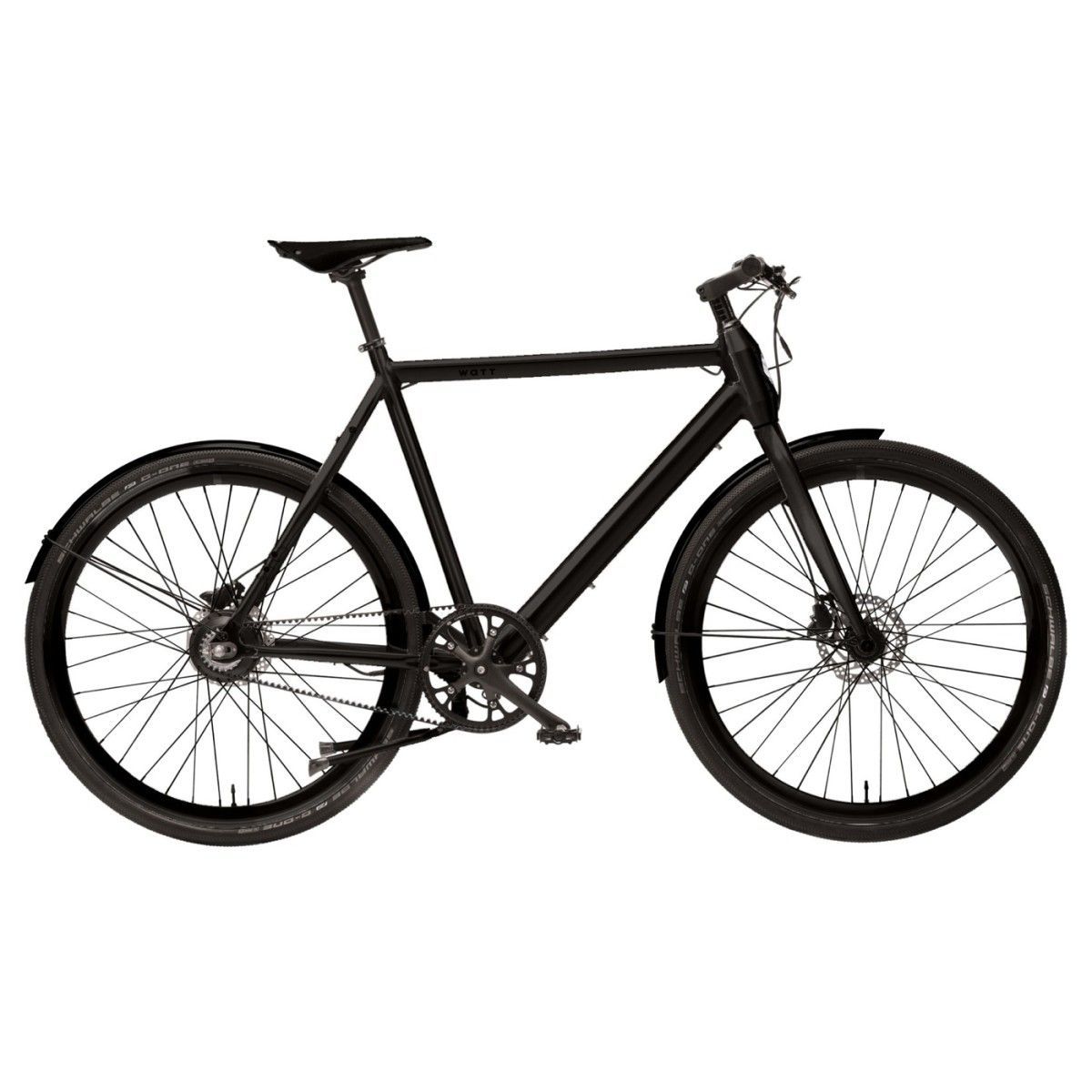 Watt Brooklyn Black Edition 54cm, Zwart, merk Watt met EAN 8719327531730